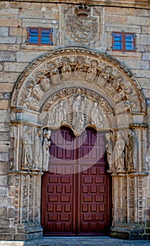 Santiago de Compostela - PÃÂ³rtico del Colegio de San JerÃÂ³nimo photo