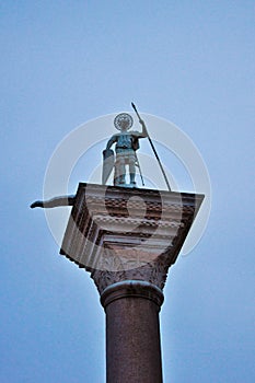 Portico, statue of san marco venezia.