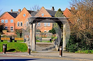 Portico to Franciscan Friary, Lichfield.