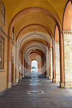 Porticoes in Perugia, Umbria Italy