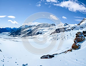 A portion of the Bernese Alps from Jungraujoch viewpoint