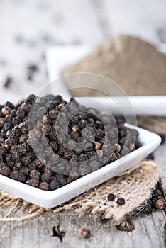 Portion of Black Pepper