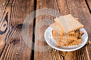 Portion of Butter Biscuits