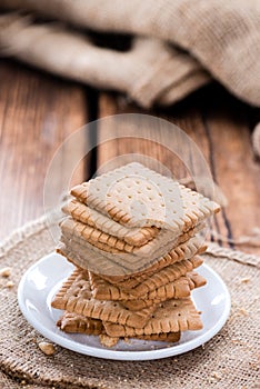 Portion of Butter Biscuits