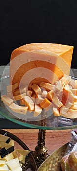 portion of cheese gorgonzola dish mozzarella cheddar parmesan dairy food healthy snack derived from milk