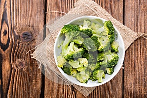 Portion of Cooked Broccoli