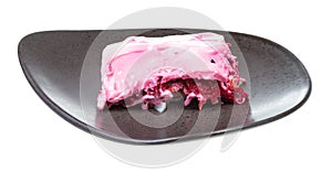 portion of Dressed herring russian salad on plate