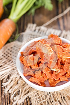 Portion of Dried Carrots photo