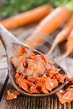 Portion of Dried Carrots photo