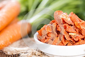 Portion of Dried Carrots photo