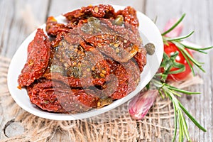 Portion of dried Tomatoes