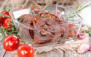 Portion of dried Tomatoes