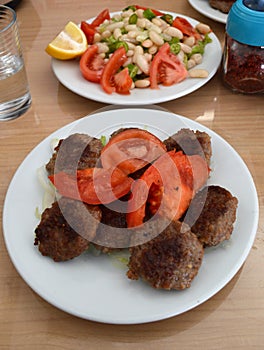 A Portion of Food KÃÂ¶fte in Kirklareli, Turkey photo