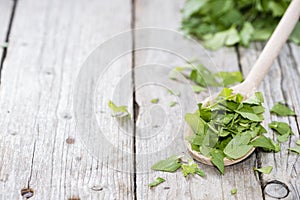 Portion of fresh Lovage