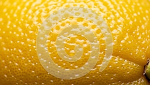 Portion of the fruit s green stem is visible on the right indicating