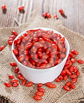 Portion of Goji Berries (Wolfberry)