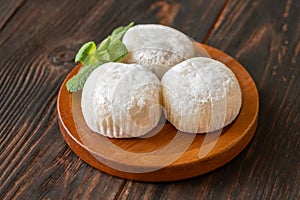 Portion of mochi