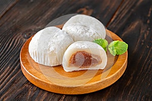 Portion of mochi