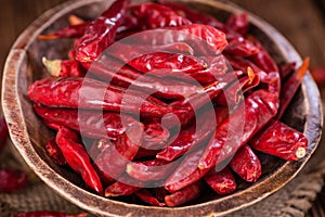 Portion of red Chillis