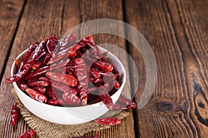 Portion of red Chillis