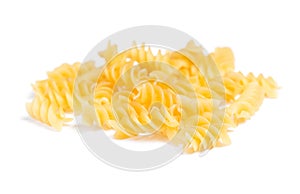 Portion of Rotini corkscrew spiral pasta
