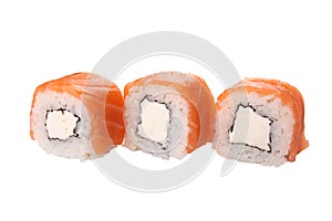 Portion sushi close-up