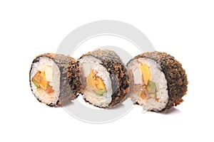 Portion sushi close-up