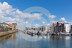 Portishead marina near Bristol Somerset England UK