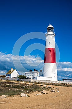 Portland Bill Lighthouse, Dorset, England.