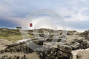 Portland Bill Lighthouse Moody Skies