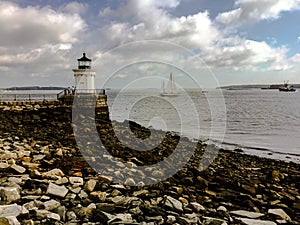 Portland Breakwater Light in South Portland