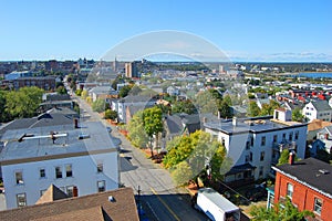 Portland City Skyline, Maine, USA