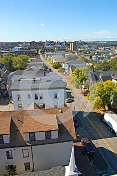 Portland City Skyline, Maine, USA