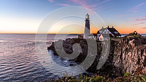 Portland Head Light Time Lapse