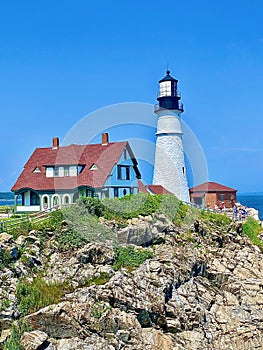 Portland head lighthouse Cape, Elizabeth, Maine