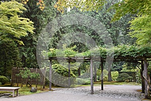 Portland Japanese Garden in Oregon