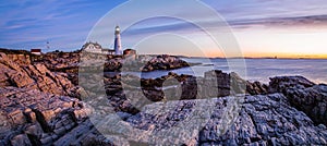 Portland Lighthouse at Dawn