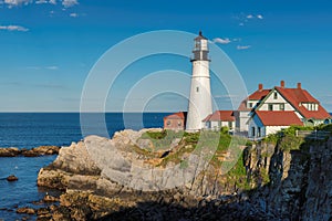 Portland Lighthouse in New England, Maine