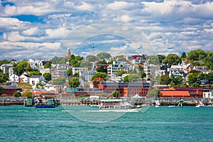 Portland, Maine, USA Coastal Townscape