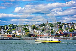 Portland, Maine, USA Coastal Townscape