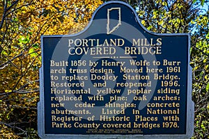 Portland Mills Covered Bridge