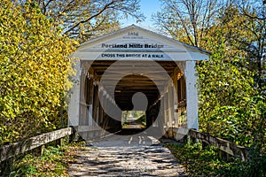 Portland Mills Covered Bridge