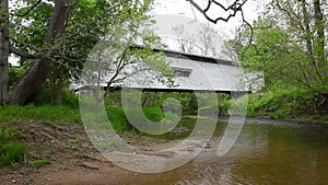 Portland Mills Covered Bridge in Indiana, United States