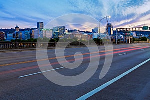 Portland, Oregon from the Burnside Bridge