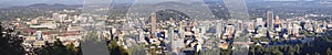 Portland Oregon Downtown Cityscape Panorama