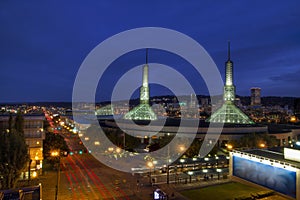 Portland Oregon Downtown Skyline at Blue Hour 2