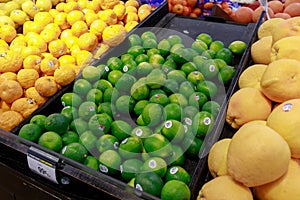 Fruits and vegetables on display in Fred Meyer, Inc., is a chain of hypermarket superstores in Portland, Oregon photo