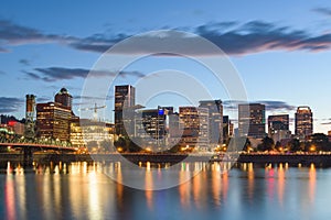 Portland, Oregon, USA Skyline on the Willamette River