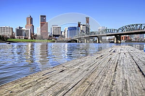 Portland Skyline from the Docks