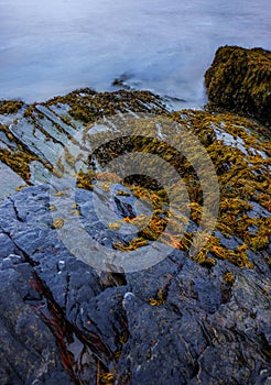 Portmeirion coast, longtime exposure